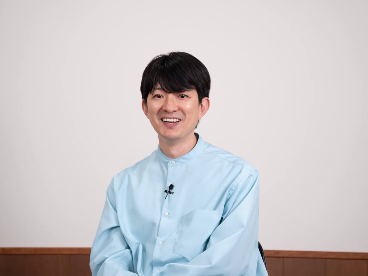 インタビューを受けている澤田さん