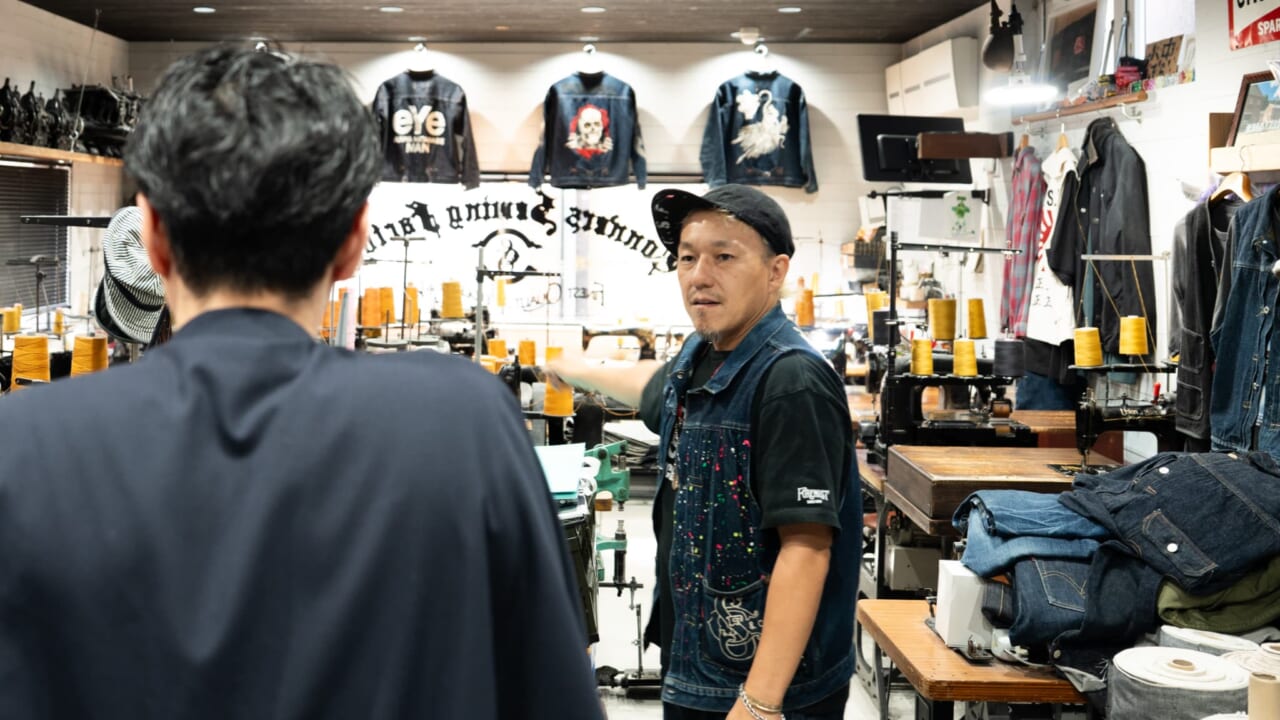 ▲「FORTY NINERS」代表の小中儀明さんです。
商店街の理事長もされています。