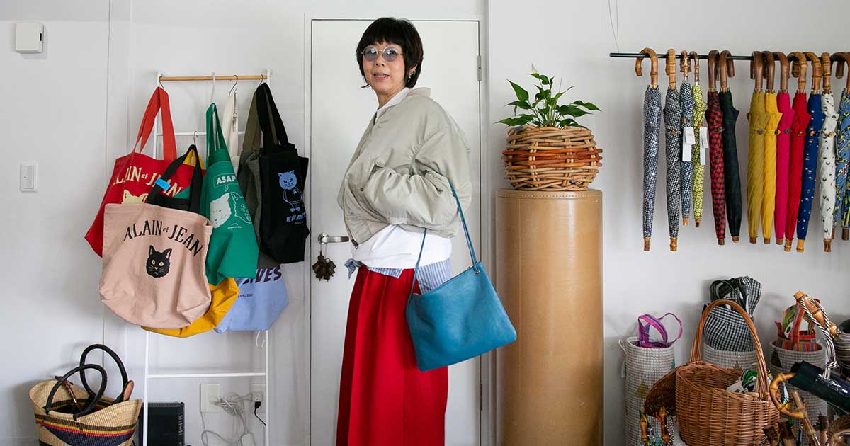 CI-VAのバッグ、 このかたに使っていただきました。 ［1］井部祐子