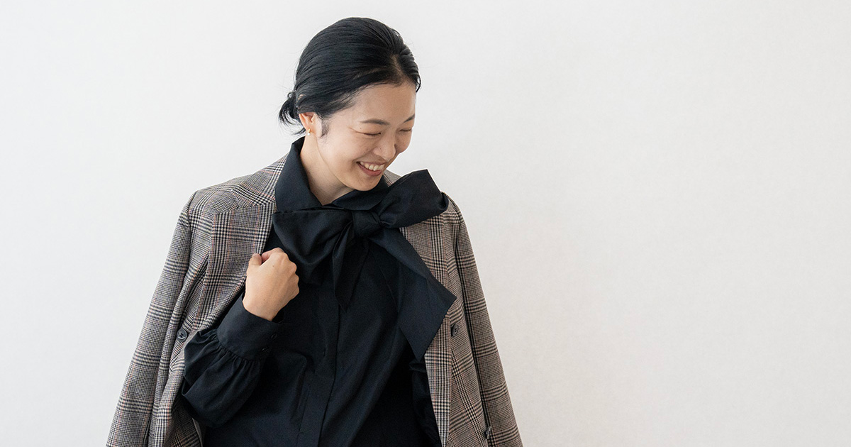 L'UNEの秋冬服、あのひとのコーディネート 1・西田美紗子さん - weeksdays