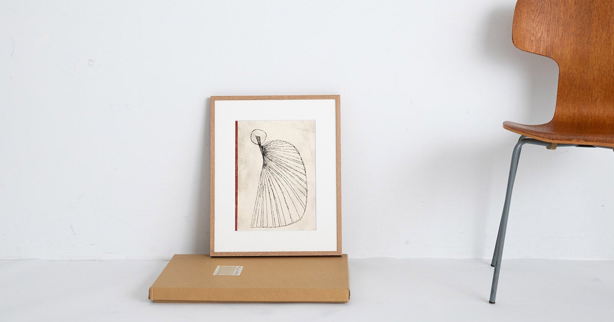 極美品✨️ 湯浅景子 紙凹版画 「沖縄のうちわ」 weeksdays ほぼ日 沖縄のうちわ - 湯浅景子 - weeksdays