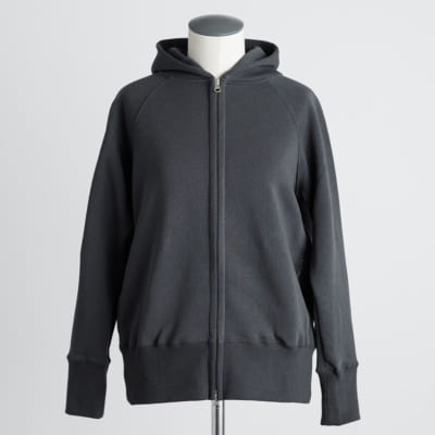 美品◯ルピボット ジップ パーカー チャコール C/Pe ZIPパーカー - Le pivot - weeksdays