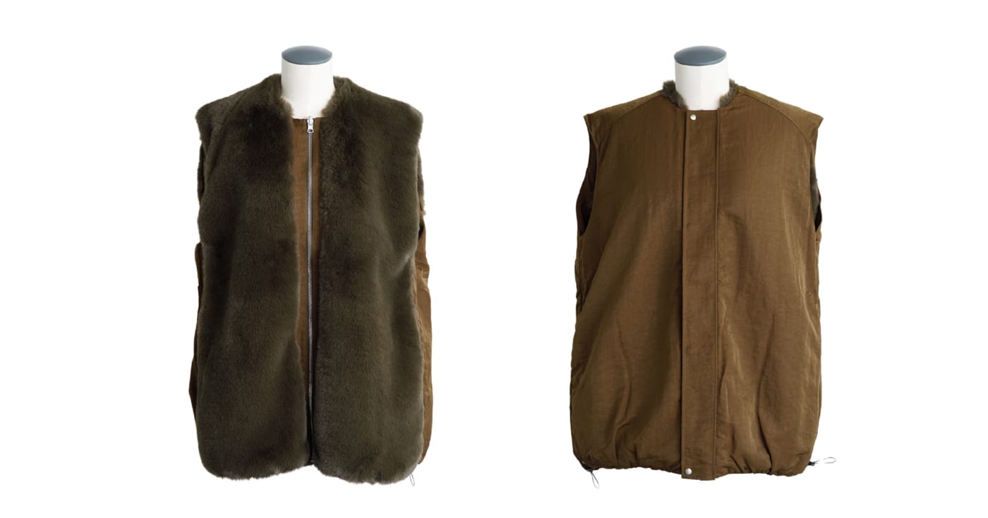 REVERSIBLE SLEEVELESS JACKET - ALWEL - weeksdays