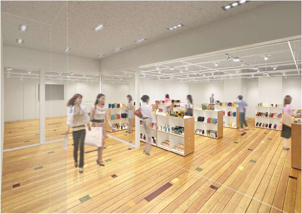 渋谷PARCO８階「ほぼ日曜日」完成予想図