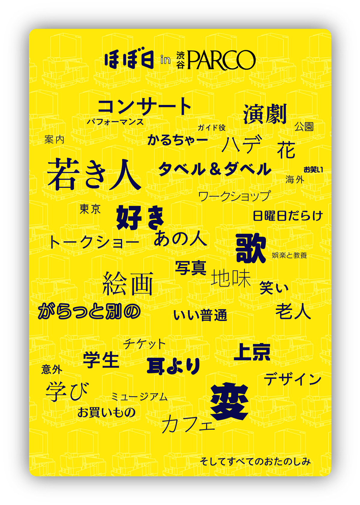 ほぼ日 in 渋谷PARCO キーワード