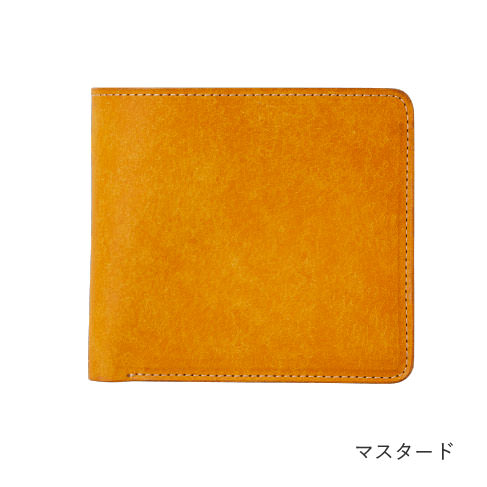 【美品】entoan マスタード half wallet ハーフウォレット half wallet(マスタード) | entoan web store