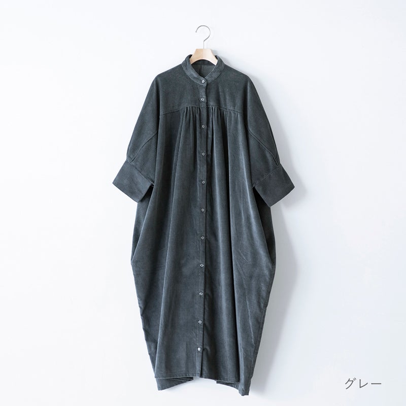 Honnete 3/4 SLV Gather Dress - NICE TO MEET YOU SALE！- ほぼ日刊 