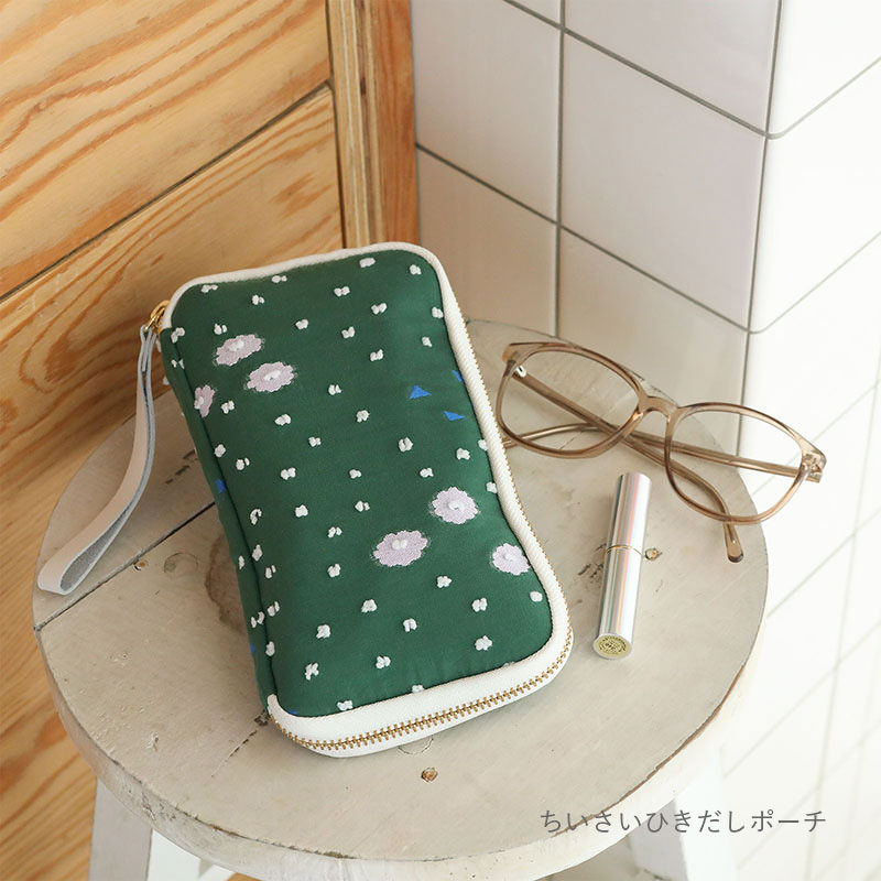 HOBONICHI ほぼ日 おおきいひきだしポーチ 机上の庭 マキノコレクション