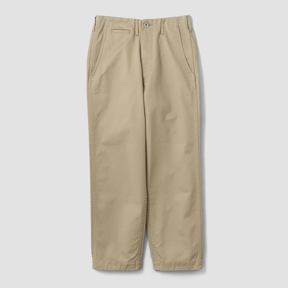 チノパンツ W double OVY OVY | (beige) Trousers Chino Cotton Standard PANTS CHINO W002 パンツ