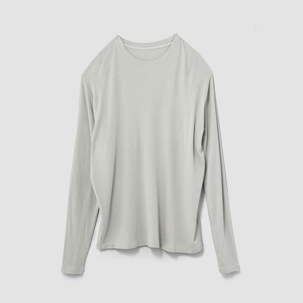 FIRO レディス コットンカシミヤ ドロップショルダー クルーネック
