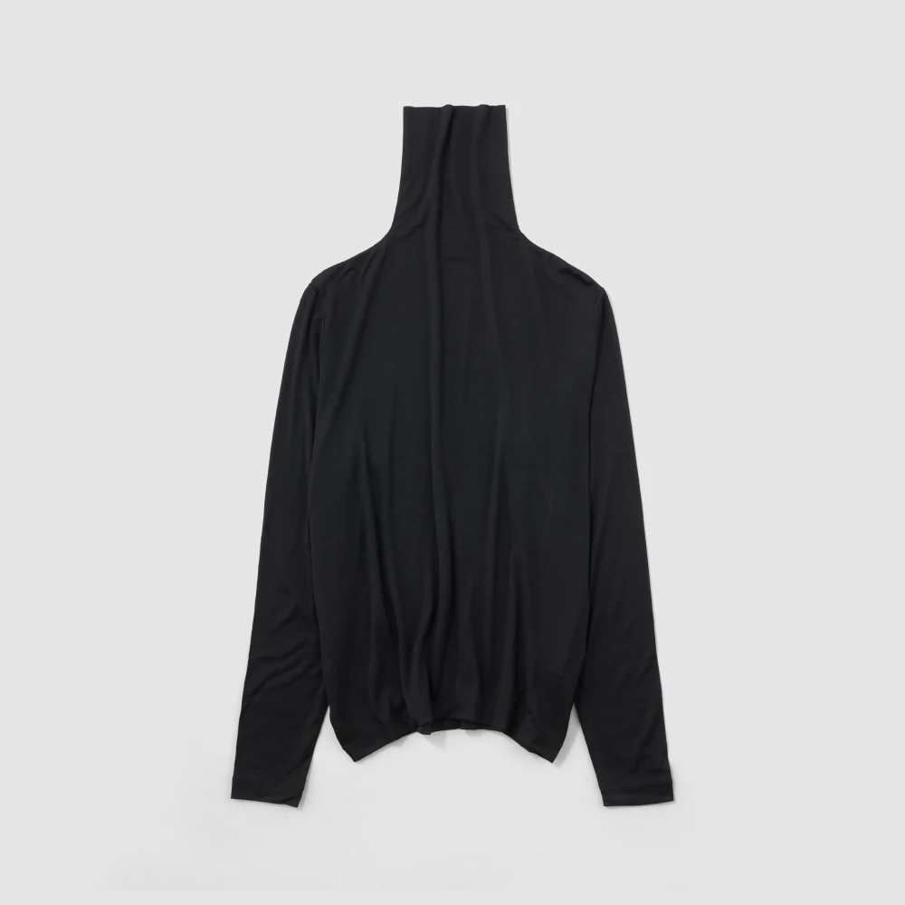 FIRO レディス 14.5マイクロンメリノ ハイネックトップ ブラック