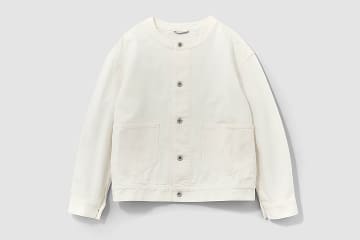 〈O2〉 オツ DENIM レディス デイリージャケット ホワイト O2〉DENIM レディス デイリージャケット - 〈O2〉BETTER THAN ONE