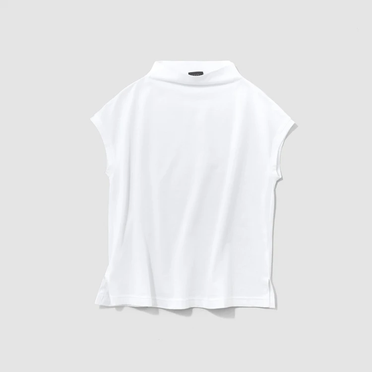 tsuki.s SZ天竺ボトルネックフレンチ ホワイト