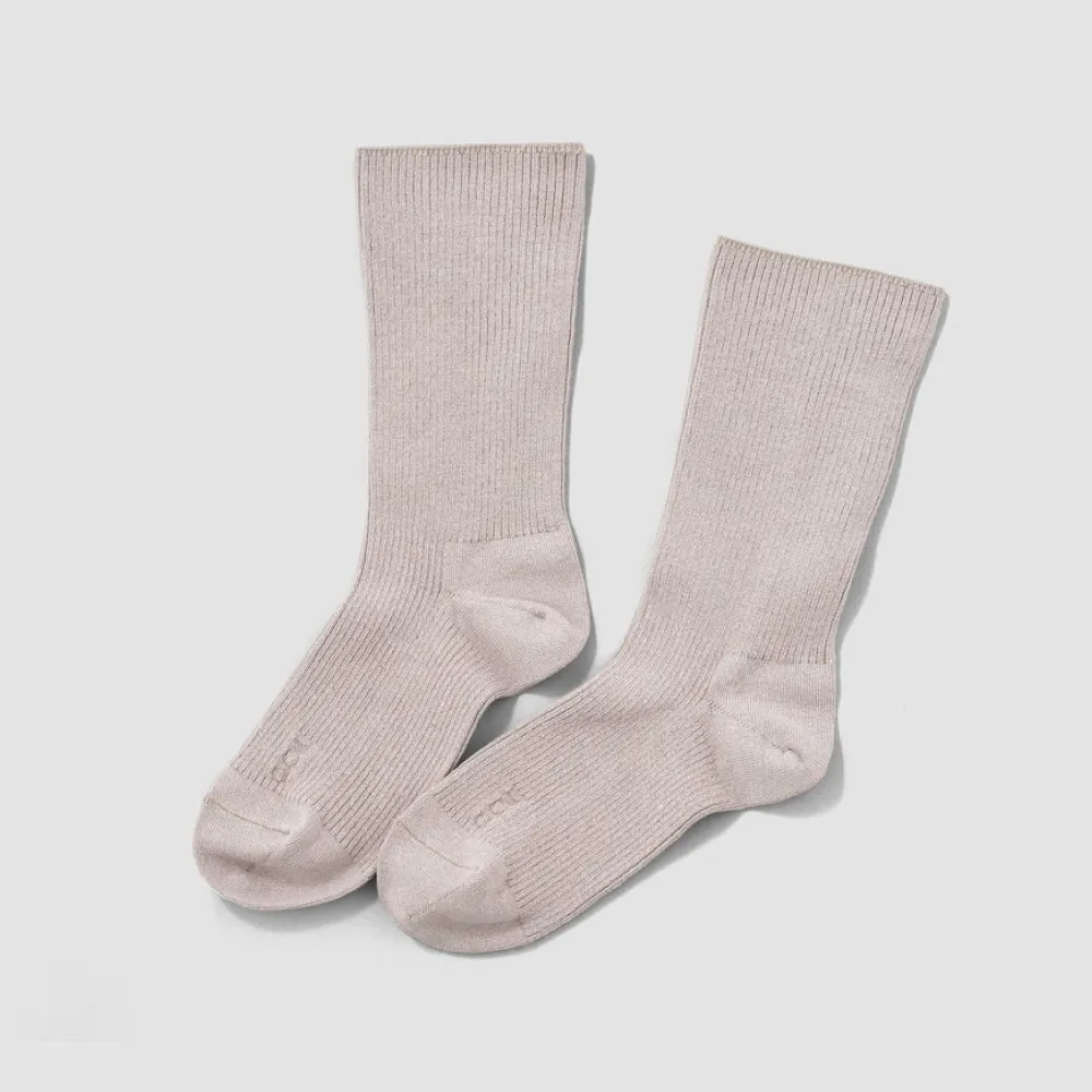 O2〉× mioasse クルーソックス グレー