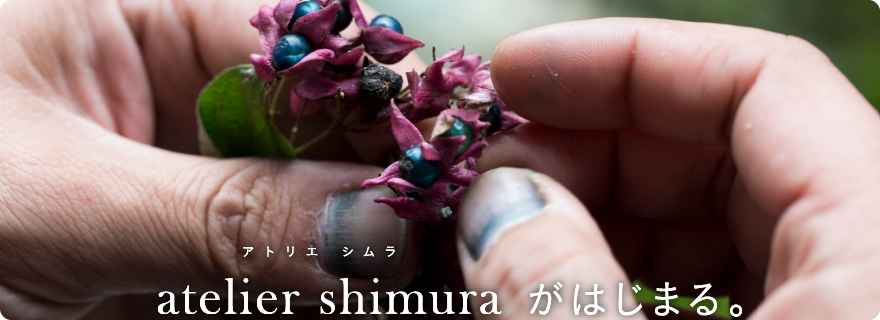 atelier shimuraがはじまる。