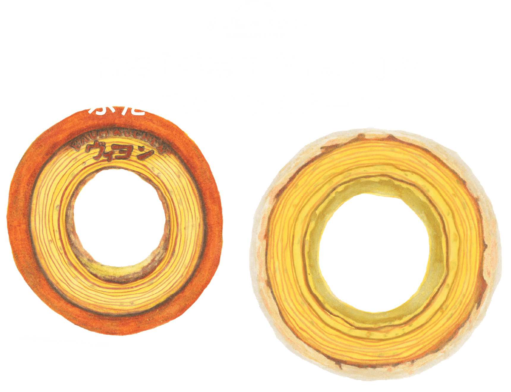 名店 洋菓子ヴィヨン のふたごのバウムクーヘン ほぼ日刊イトイ新聞