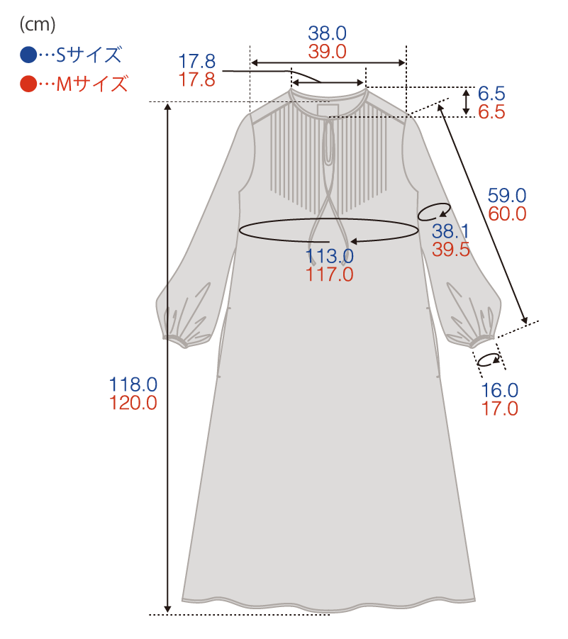 モザイク柄のピンタックワンピース Cacumaaw 渡邉良重さんの服