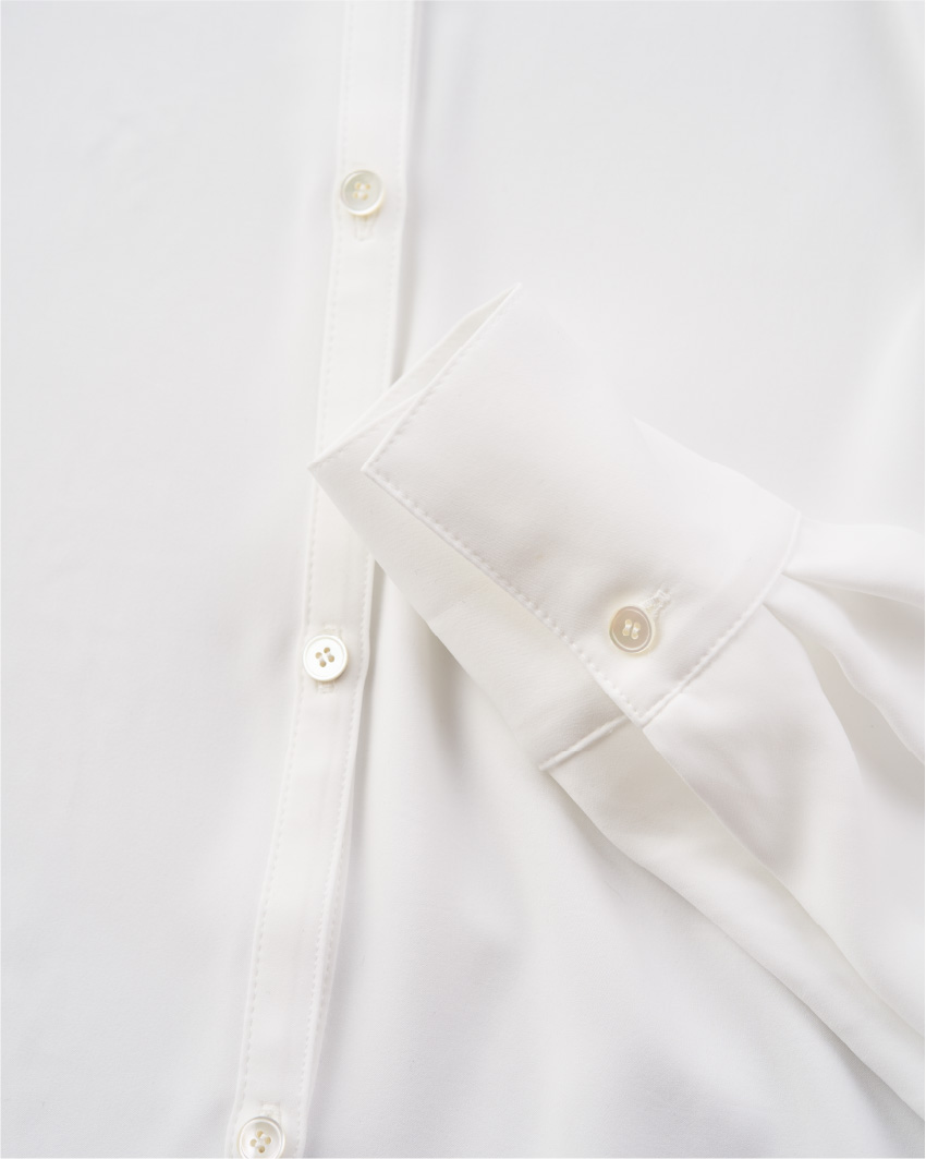 BRIEFING ホワイトラグランスリーブシャツ BACK スポーツ BRIEFING ホワイトラグランスリーブシャツ