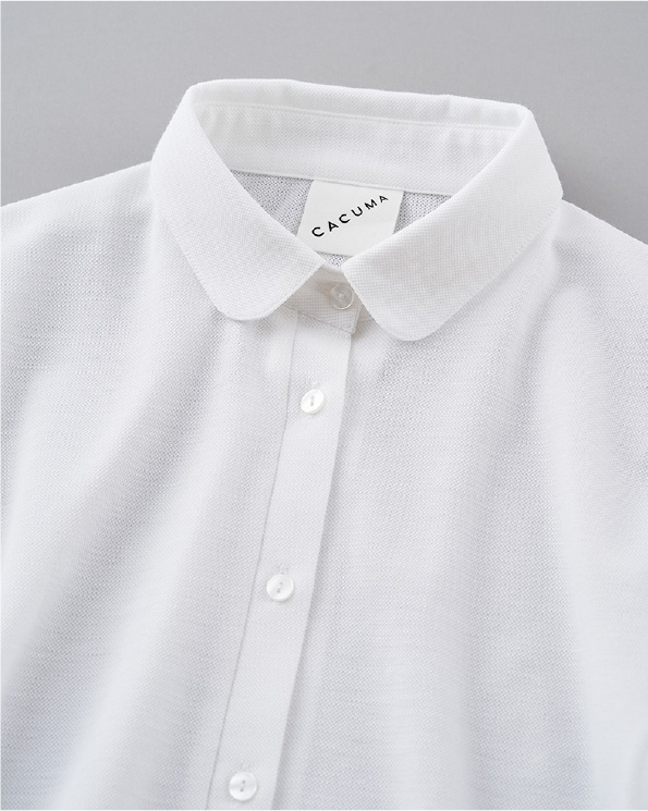 鹿の子のシャツワンピース - CACUMA2022SS 渡邉良重さんの服