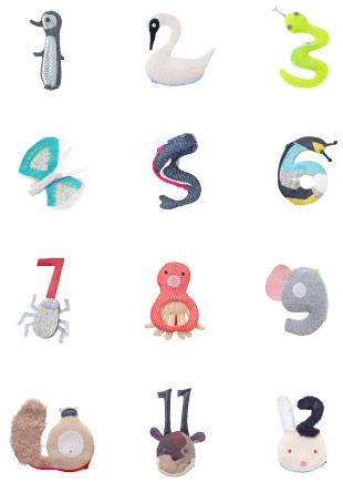 かわいらしいけど、それだけじゃない。ひびのこづえさんの「月の数字」。