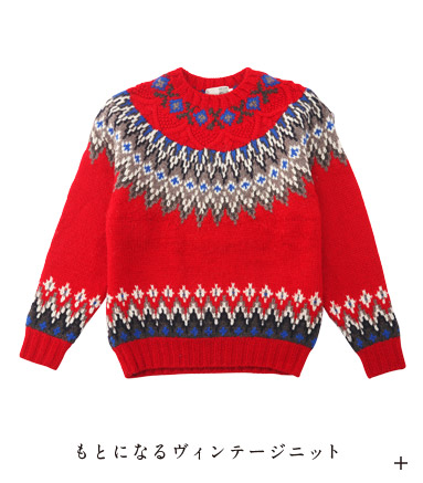 もとになるヴィンテージニット