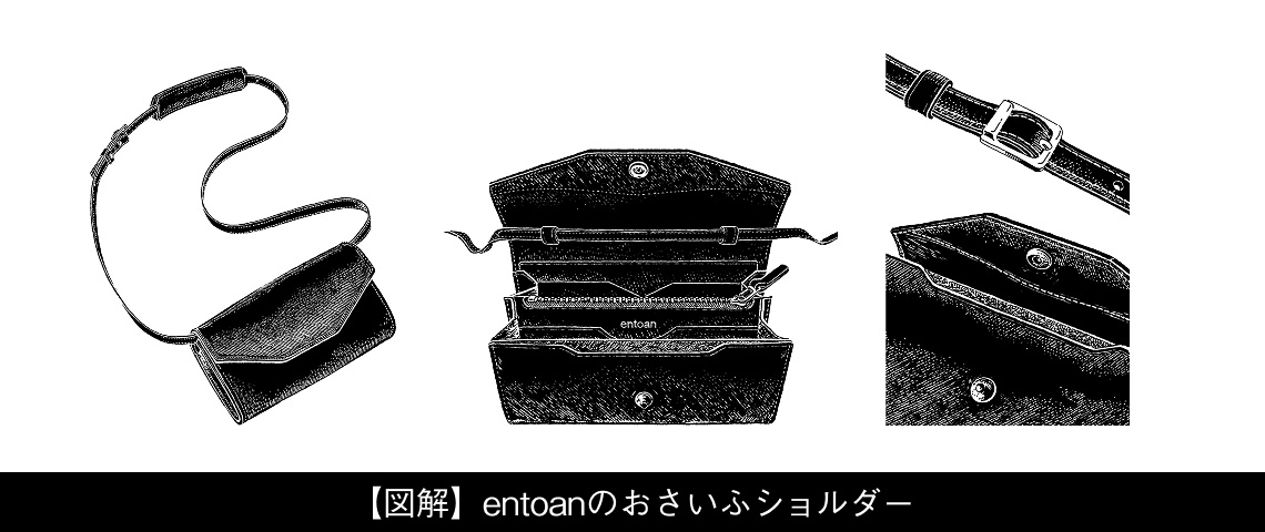 【図解】entoanのおさいふショルダー