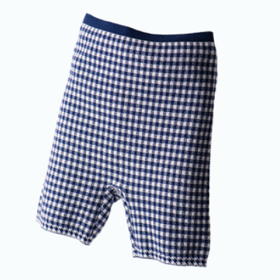 ギンガム・ネイビーけいとのぱんつ(うすいタオリン)