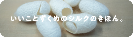 いいことずくめのシルクのきほん。