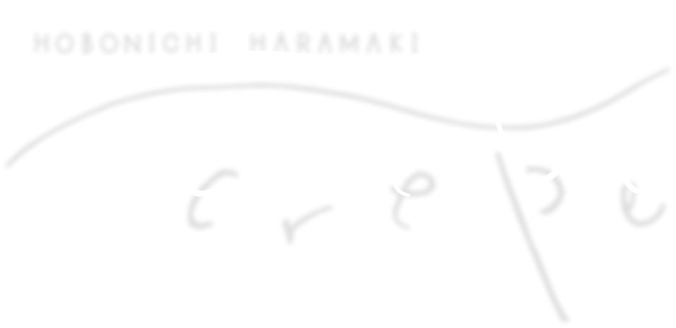 HOBONICHI HARAMAKI crepe