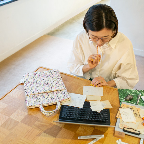 いつでもトート・パニーニ - ひきだしポーチ - ほぼ日手帳