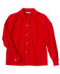 赤の丸襟シャツ