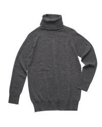  Ａ.のタートルニット（チャコール）