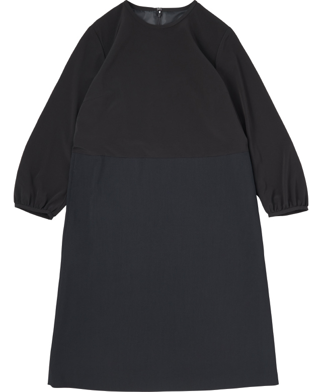 切り替えワンピース（黒）