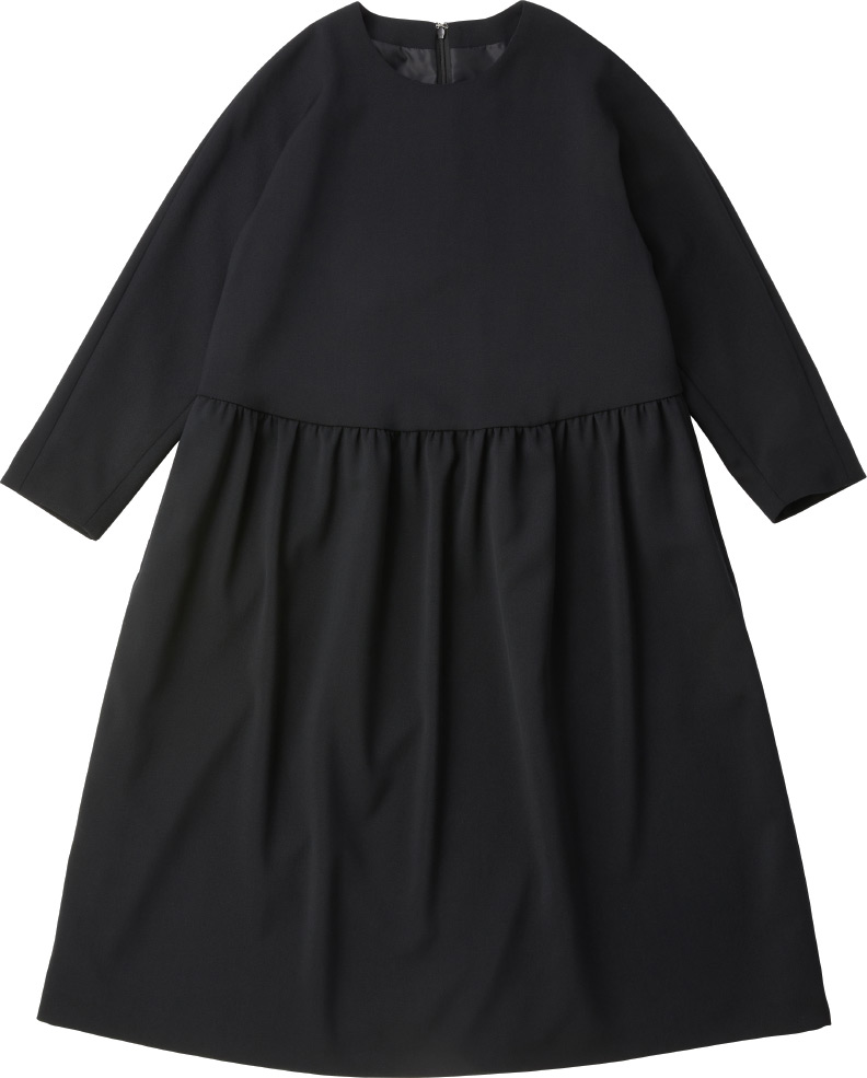 襟なしジャケット（黒）