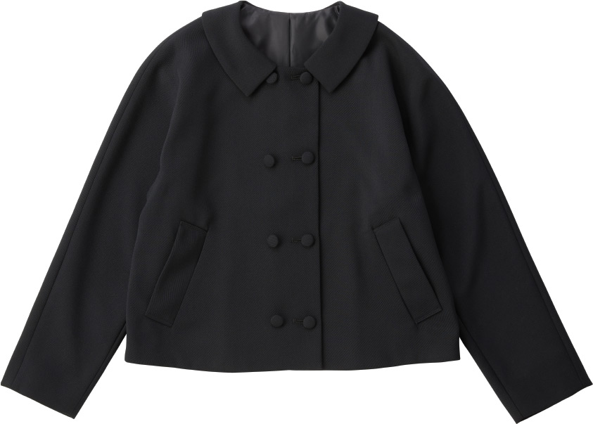 バックギャザーワンピース（黒）