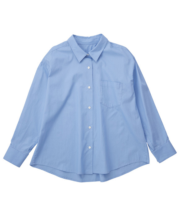 ビッグシャツ（サックスブルー）