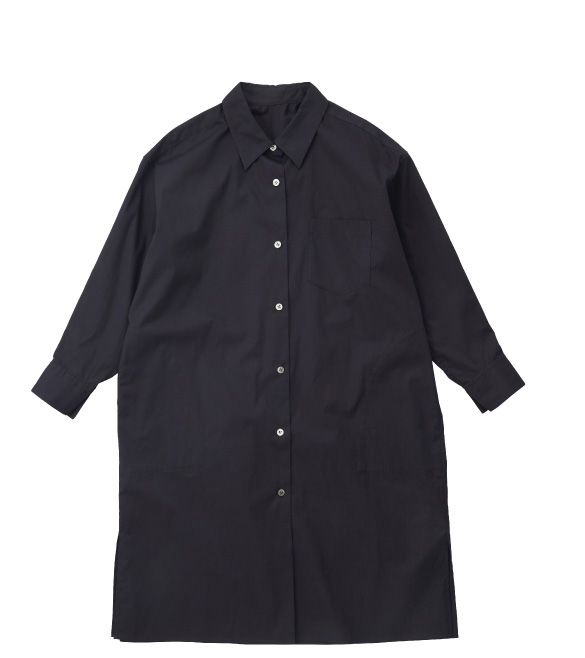ビックシャツワンピース（黒）