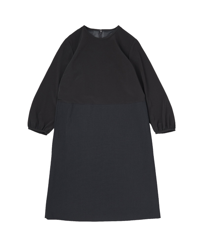 切り替えワンピース（黒）