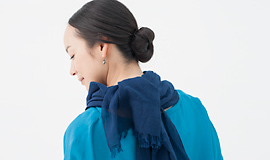 オーガニックコットン・紺