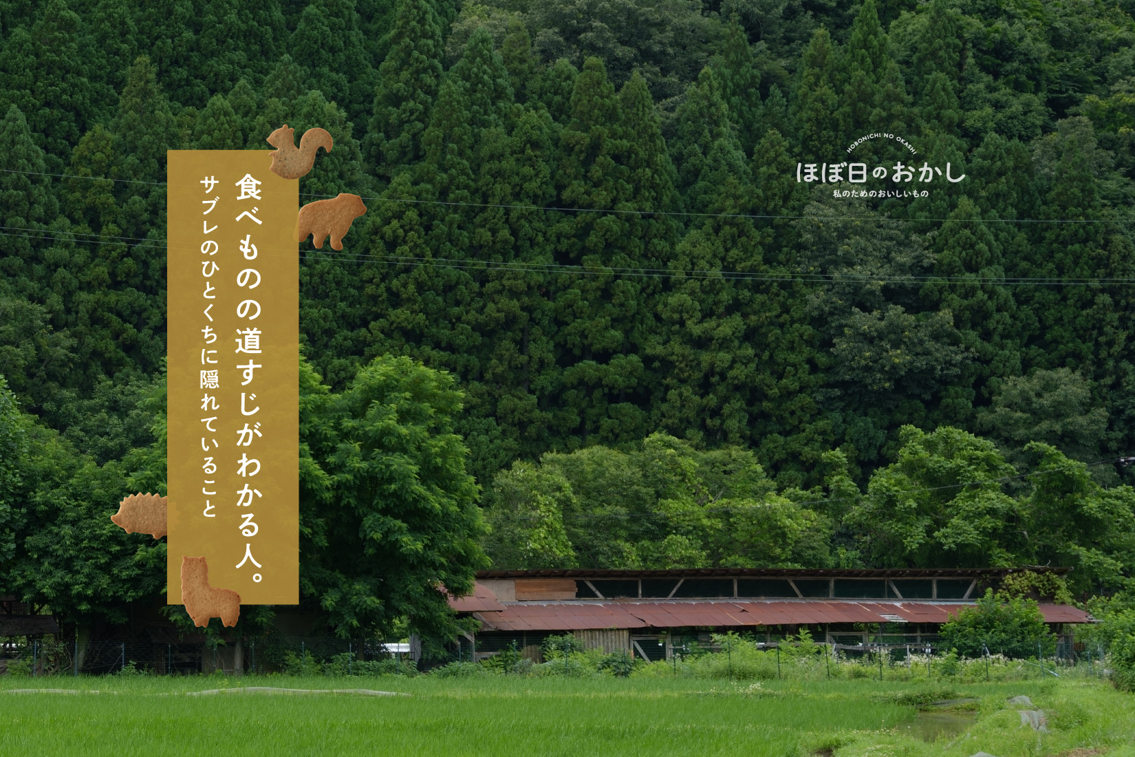 食べものの道すじがわかる人。──サブレのひとくちに隠れていること──