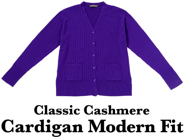 Classic Cashmere Cardigan Modern Fit