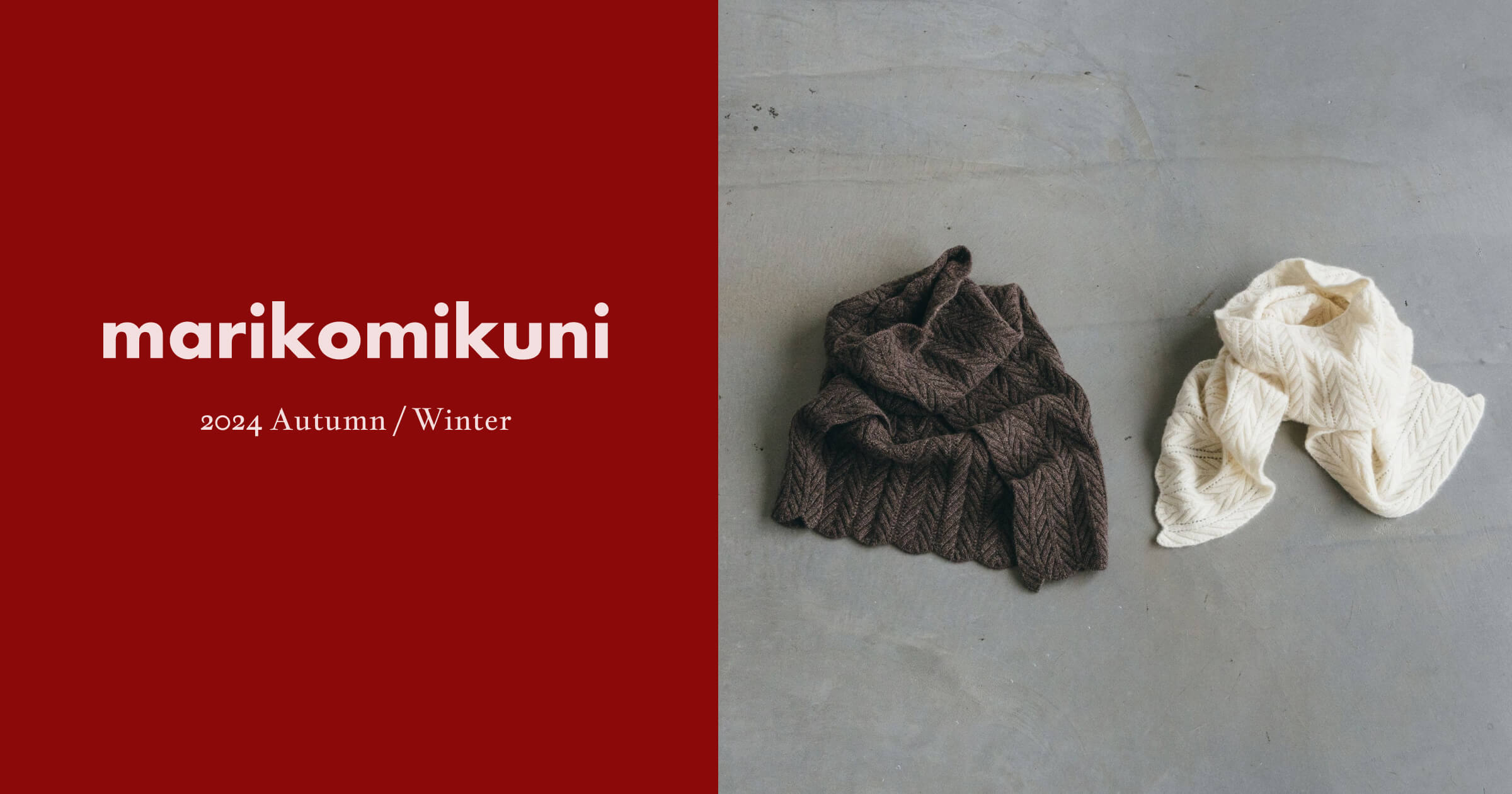 marikomikuni 2024 a/w - cedar