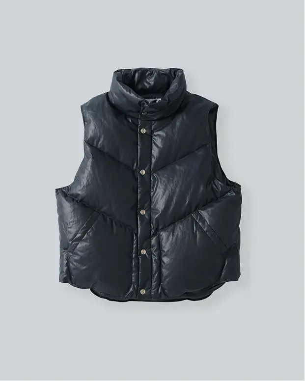 STAND COLLAR DOWN VEST