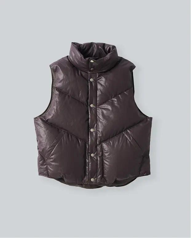 STAND COLLAR DOWN VEST