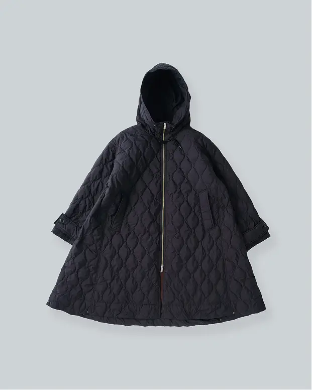 TENT LINE ZIP UP DOWN COAT