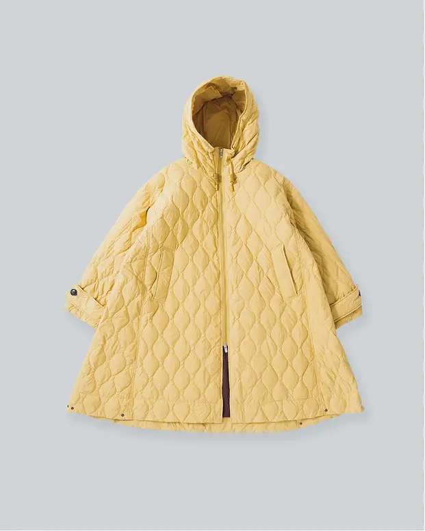 TENT LINE ZIP UP DOWN COAT