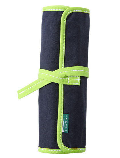 編み針ケースミニ（紺×緑）