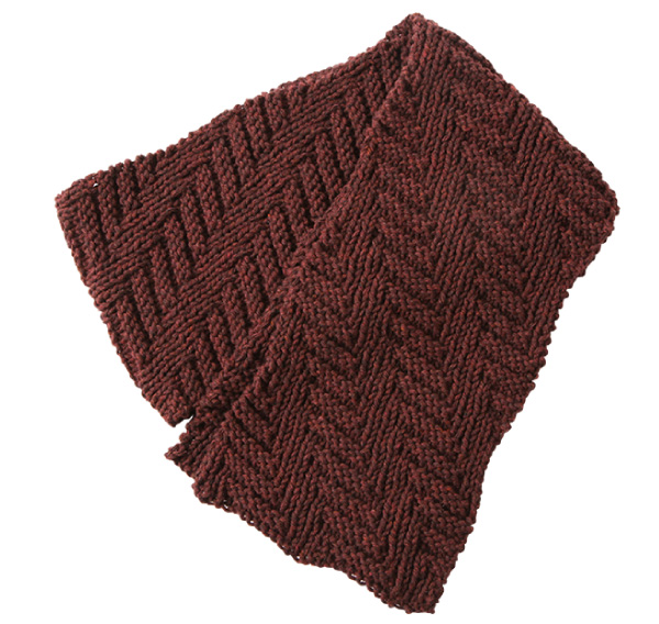 バルキーマフラー（茶）