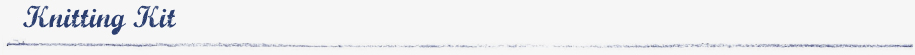 Knitting Kit
