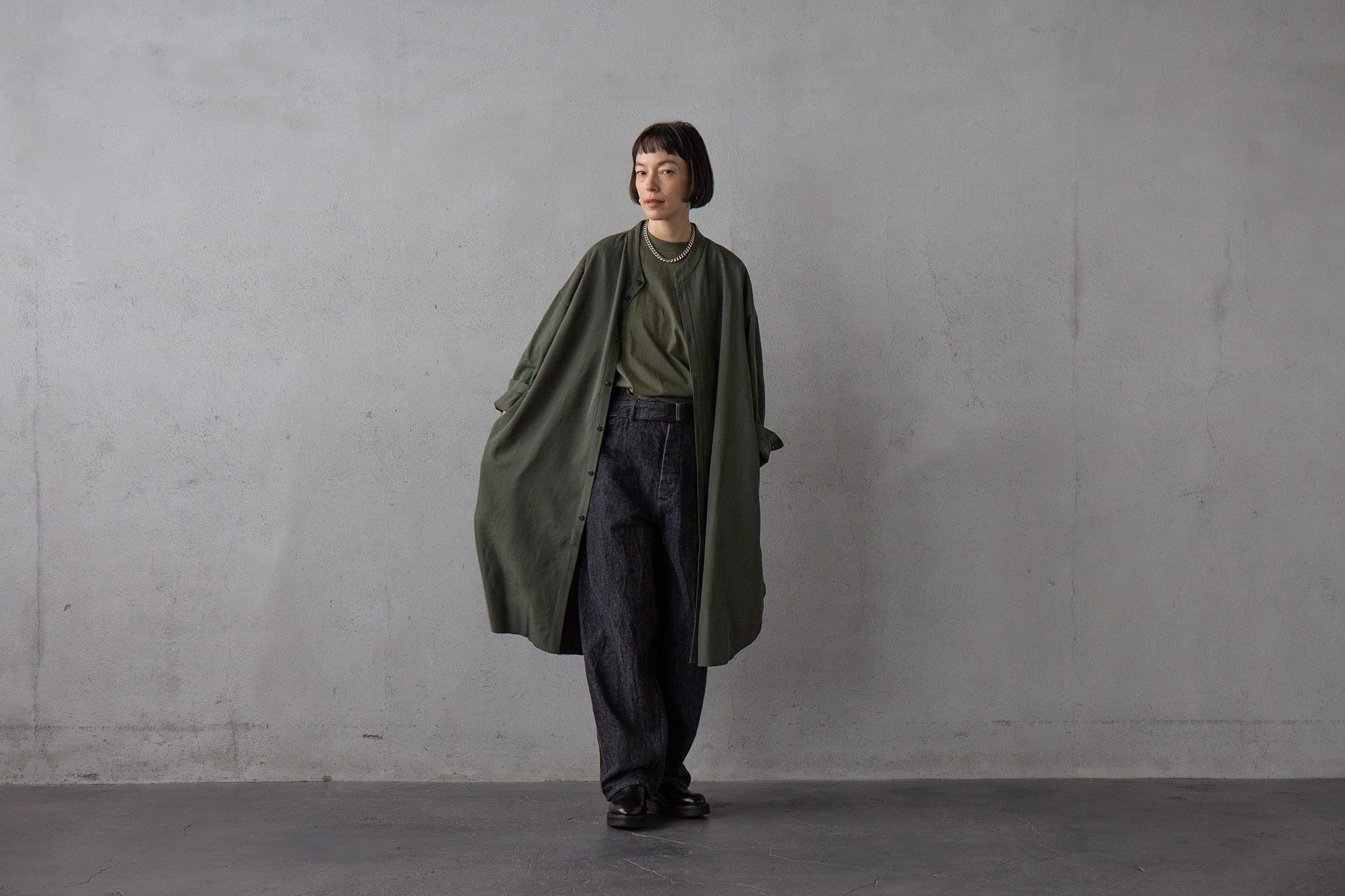 エアータンブルウールロングシャツ | MITTAN - ほぼ日刊イトイ新聞